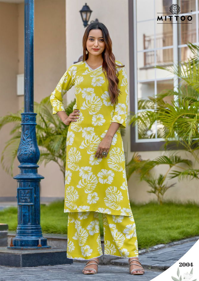 Sulekha By Mittoo Rayon Printed Kurti With Bottom Wholesale Price In Surat